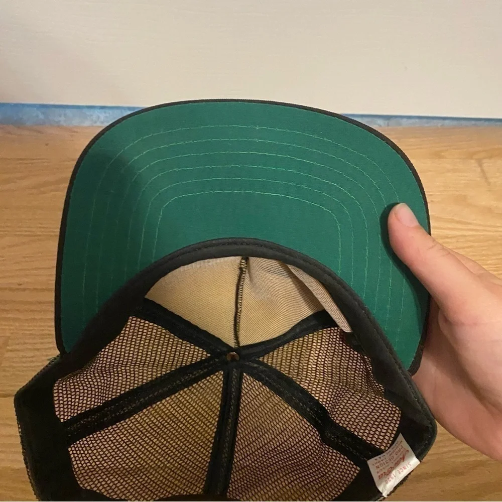 Vintage Woodcutter’s Show & Country Fair Trucker Snap Back Mesh Hat Brown